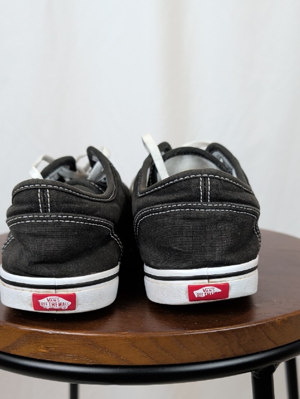Vans Atwood Low Black Canvas Skate Shoes Sneakers Size 9 - Picture 4 of 9
